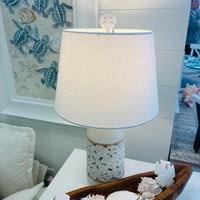 Accent Sand Dollar Table Lamps w/ Night Light