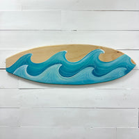 Hand Painted Boho Chic Wooden Surfboards