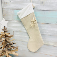 Coastal Inspired Stockings w/Starfish