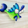 "Billy FancyFin" Wooden Funky Fish