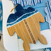 Assorted Sea Turtle Bamboo Charcuterie Boards w/Resin
