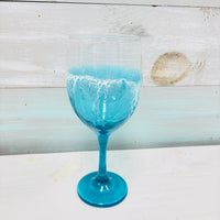 Beach Inspired Resin Stemmed Wine Glass/Goblet