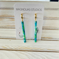 Assorted Dangle Polymer Clay Earrings- Ocean Inspired