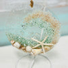 Assorted 6" Acrylic Coastal Suncatchers/Ornaments w/ Glass, Shells, Sand, & Resin