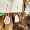 Sea Glass Dangle/ Hoop Earrings