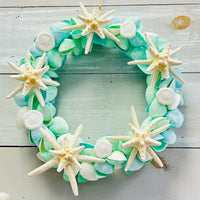 Assorted Seashell, Sea Life, and Sea Glass 12" Wreaths