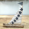 Driftwood Sailboat (Small) Sunshine & Sweet Peas Coastal Decor