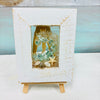 Assorted Mini Framed Resin Art w/ Wooden Easel