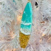 Assorted Surfboard Resin Christmas Ornaments