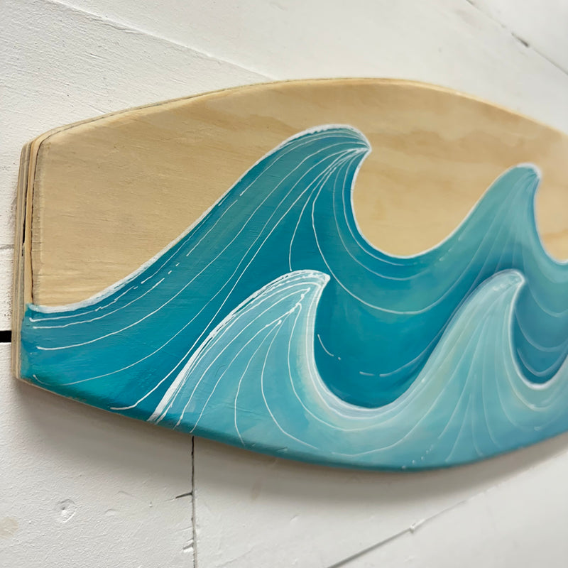 Hand Painted Boho Chic Wooden Surfboards