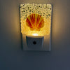 Acrylic Night Lights w/ Coastal Designs in Glass, Sand, Shells Resin