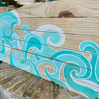 Waves Wood Plank