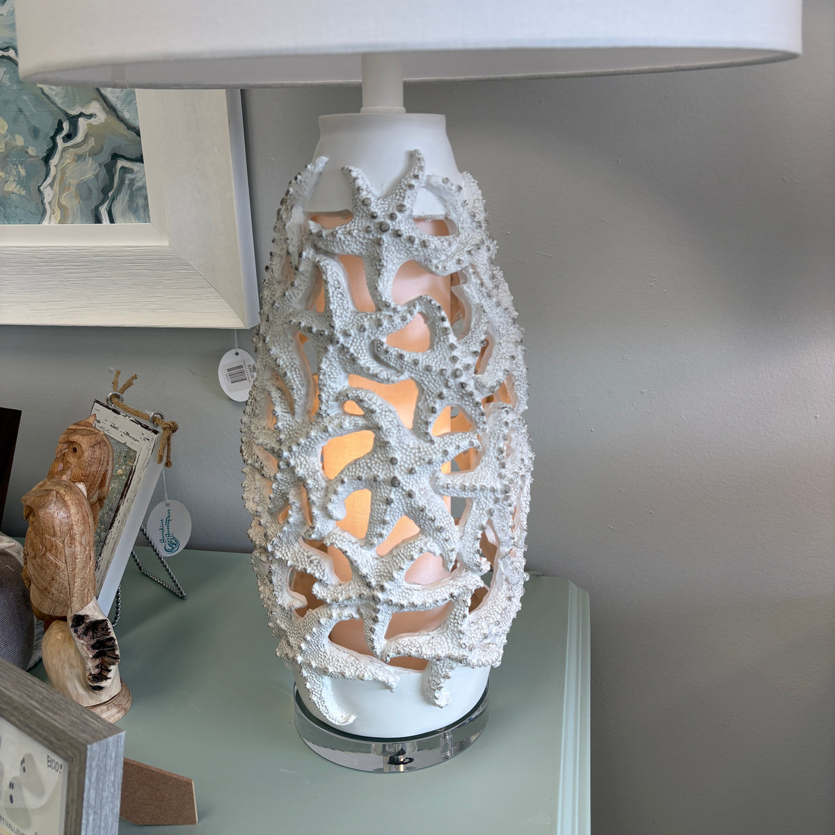 Assorted Starfish Lamps w/ Night Light