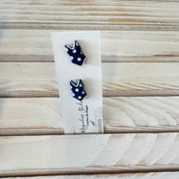 Bathing Suit Stud Polymer Clay Earrings