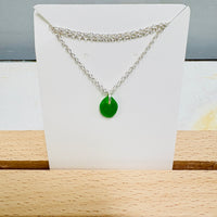 Sea Glass Drop Necklace