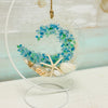 Assorted 6" Acrylic Coastal Suncatchers/Ornaments w/ Glass, Shells, Sand, & Resin