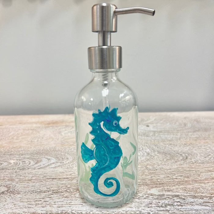 Assorted Hand Painted Soap Dispensers - Sunshine & Sweet Pea's Coastal Decor