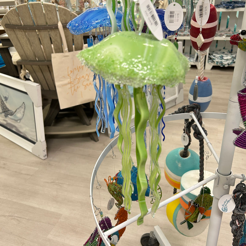 Assorted 11"-12" Glass Jellyfish