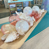 Assorted Hand Carved Bowl w/ Holiday Ornaments and Shells