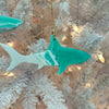 Assorted Shark Resin Christmas Ornaments