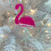 Assorted Flamingo Resin Christmas Ornaments Sunshine & Sweet Peas Coastal Decor