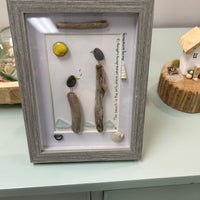 Assorted Inspiring Bird Pebble & Driftwood Art