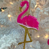 Assorted Flamingo Resin Christmas Ornaments Sunshine & Sweet Peas Coastal Decor