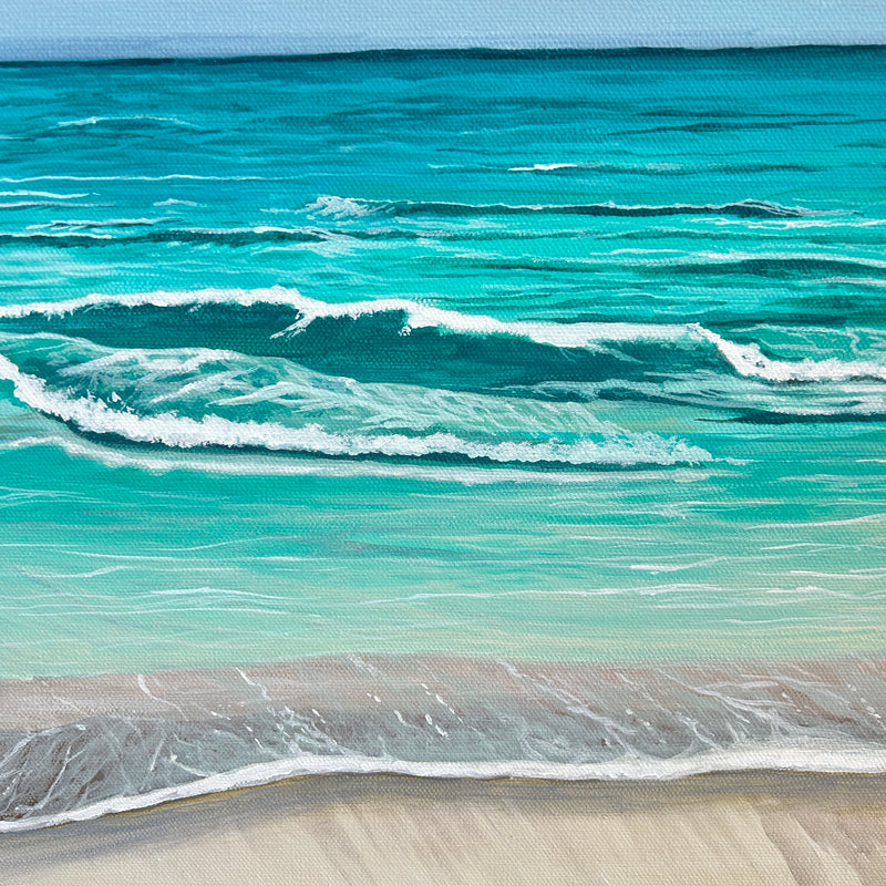 Beachscape with a Storm on the Horizon Painting