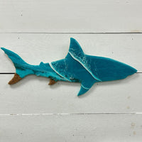 Assorted Beach Inspired Resin Sharks Sunshine & Sweet Peas Coastal Decor