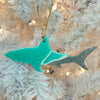 Assorted Shark Resin Christmas Ornaments