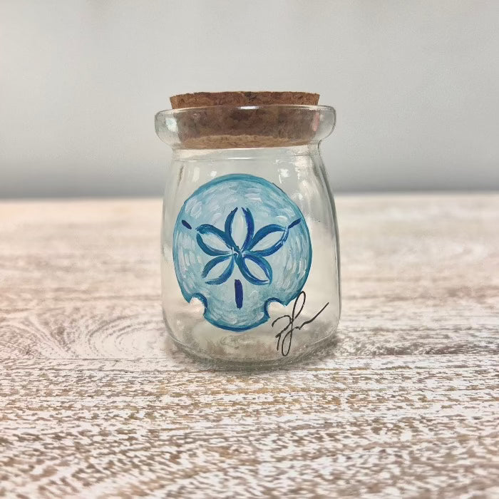 Assorted Mini Treasure Glass Jar - Sunshine & Sweet Pea's Coastal Decor