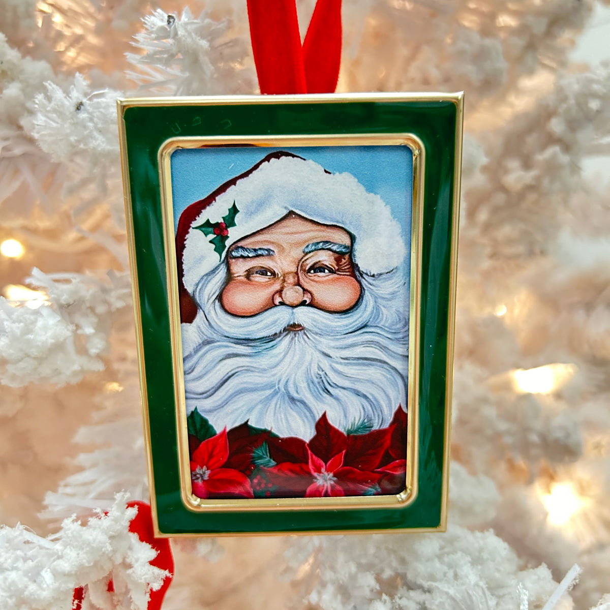 Assorted Acrylic Framed/Printed Prints of Original Santa Artwork