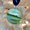 Assorted Hand Painted Light Green Shatter Proof Christmas Ornaments