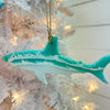 Assorted Shark Resin Christmas Ornaments