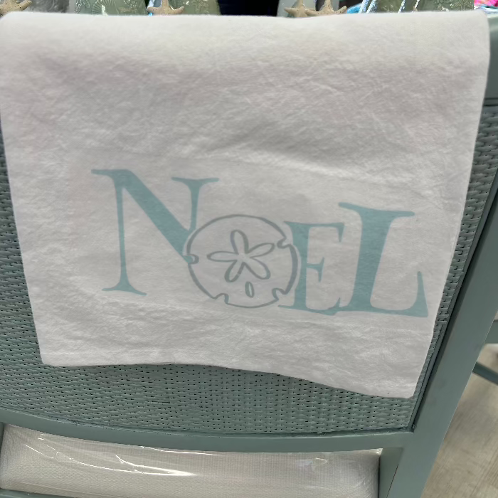 Noel Sand Dollar Flour Sack Towel Sunshine & Sweet Peas Coastal Decor