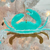 Assorted Crab Resin Christmas Ornament Sunshine & Sweet Peas Costal Decor