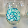 Assorted Ocean Inspired Hand Painted Stemless Wine Glasses - Sunshine & Sweet Pea's Coastal Decor