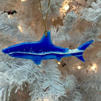 Assorted Shark Resin Christmas Ornaments Sunshine & Sweet Peas Costal Decor