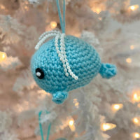 Assorted Crocheted Sea Animal Ornaments Sunshine & Sweet Peas Costal  Decor 