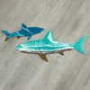 Assorted Beach Inspired Resin Sharks Sunshine & Sweet Peas Coastal Decor