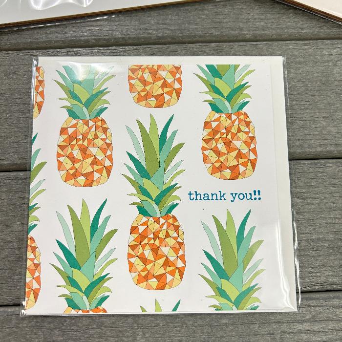 Pineapple Greeting Cards Sunshine & Sweet Peas Coastal Decor