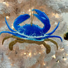 Assorted Crab Resin Christmas Ornament