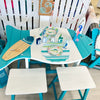 Poly Outdoor Furniture Fish Table Bar Set