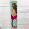 Custom Mermaid on Wood w/Matte Finish & Embellishments Commission