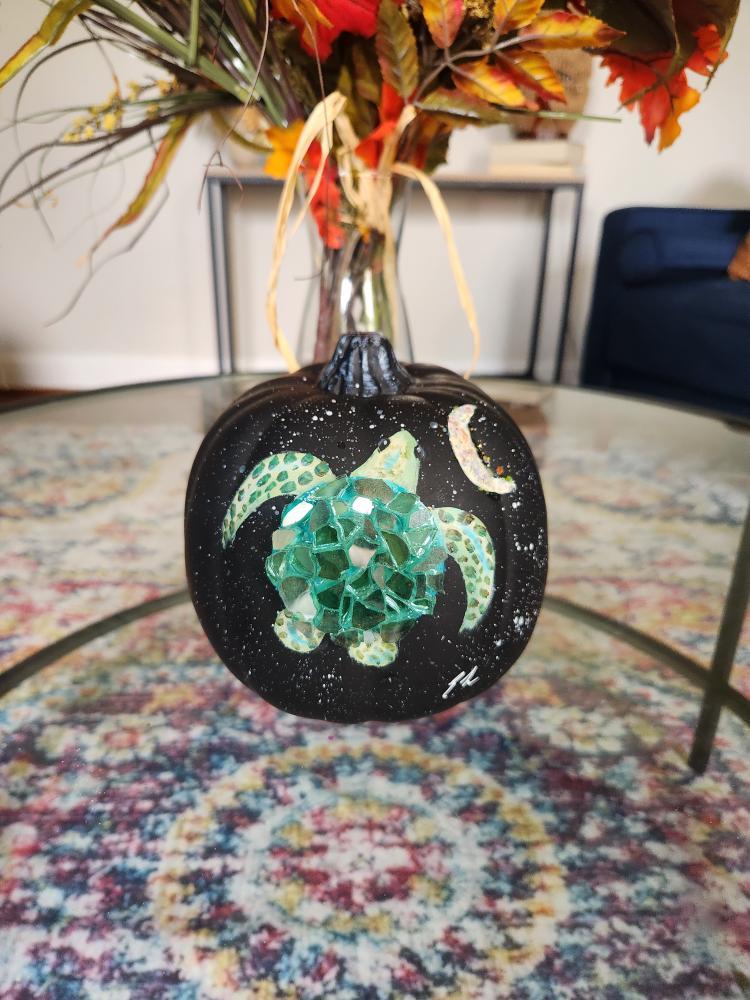 Coastal Inspired Reusable Pumpkins