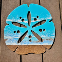 Beach Inspired Resin Sand Dollar