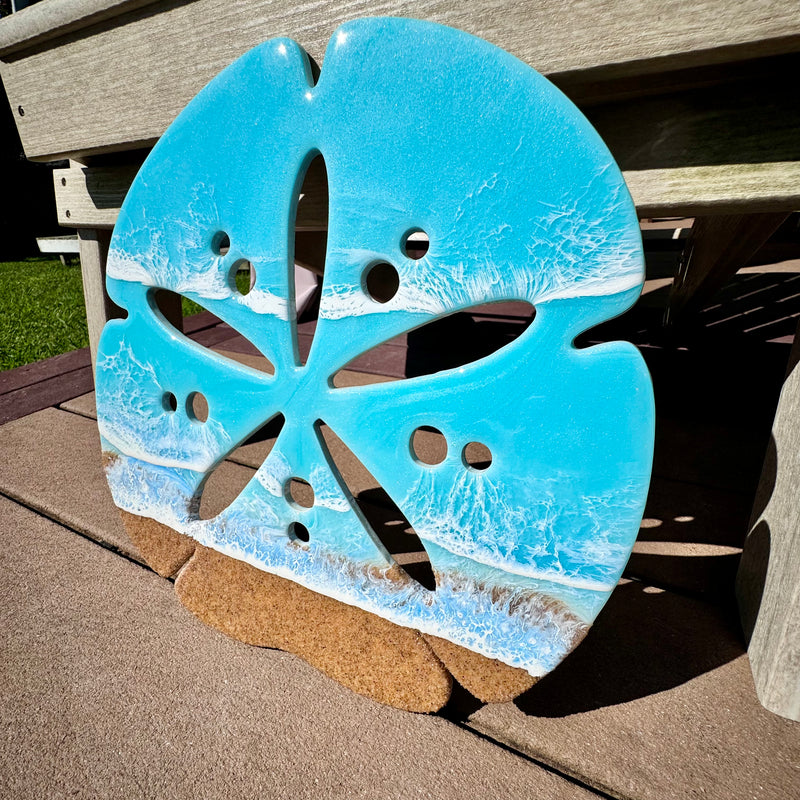 Beach Inspired Resin Sand Dollar