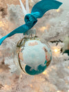 Assorted Hand Painted Clear Shatter Proof Christmas Ornaments