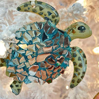 Assorted Sea Turtle w/Glitter, Resin, & Glass Embellishment Christmas Ornaments Sunshine & Sweet Peas Coastal Decor