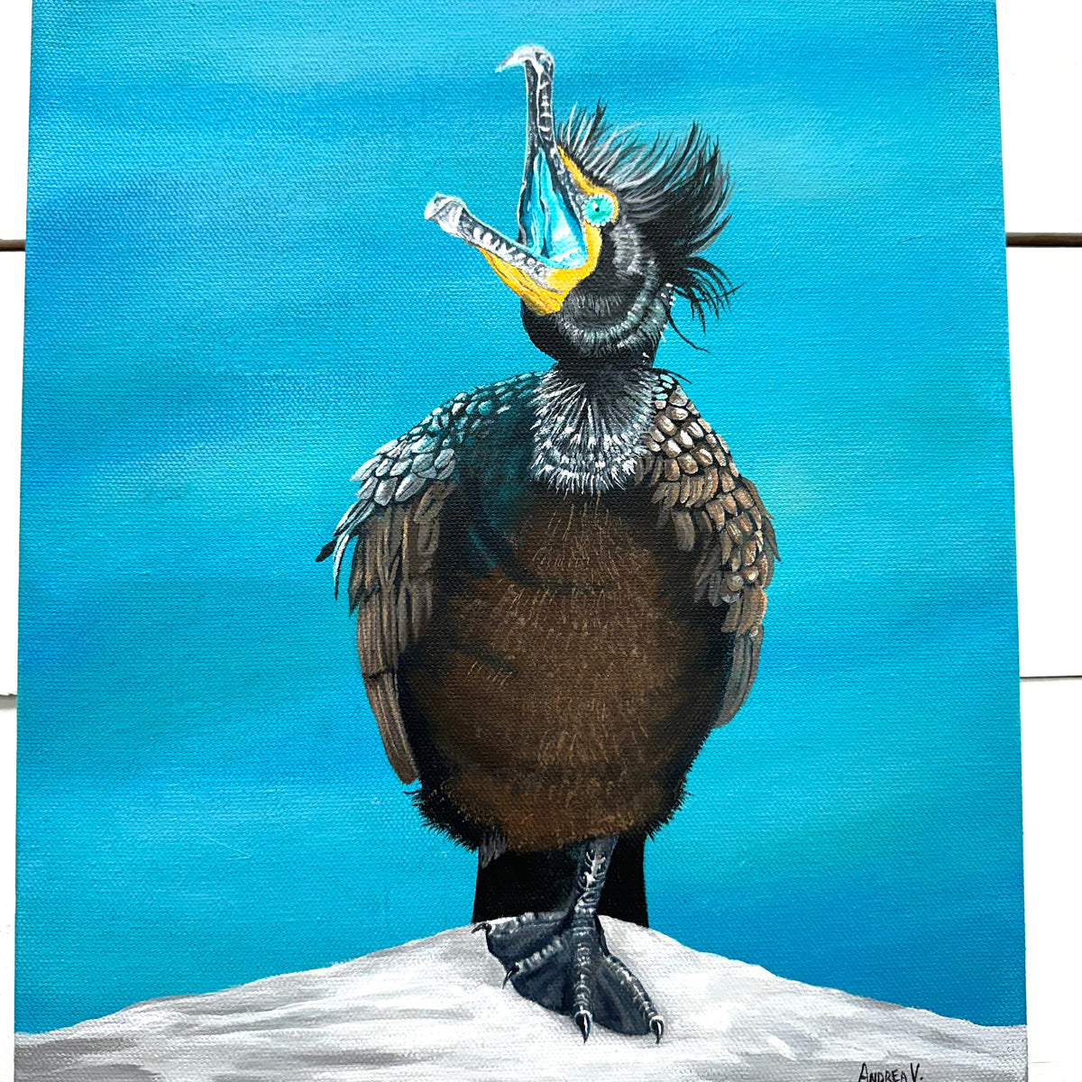 Cormorant Original Painting